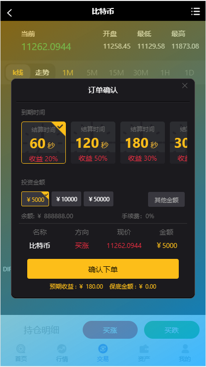 图片[3]-微盘时间盘二开ui仿点位盘带行情版源码+完整数据