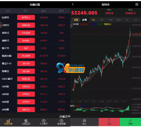 图片[2]-双语言华设财富微交易完整源码/至尊微交易二开完整修复版/K线修复/带风控
