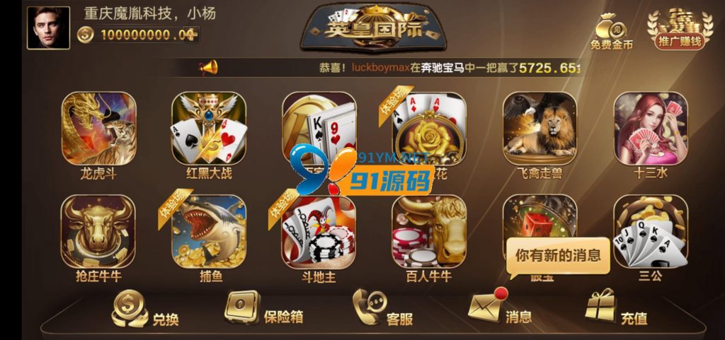 图片[3]-英皇国际+三级代理+游戏带机器人双端完整棋牌源码程序下载