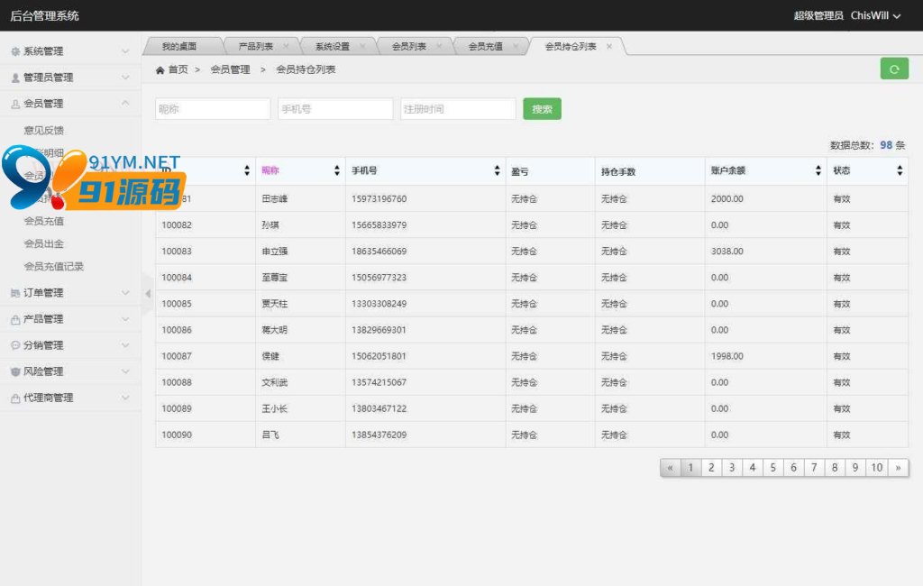 图片[4]-富星期货/yii/微盘/点位盘/双语言(中英文)源码/PC+手机端