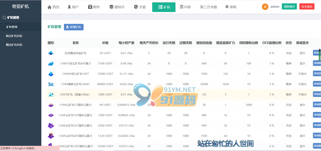 图片[7]-分币chia系统/矿机源码/分销商城/矿机app/奇亚币分币挖矿app/FIL/BBZ/PHA
